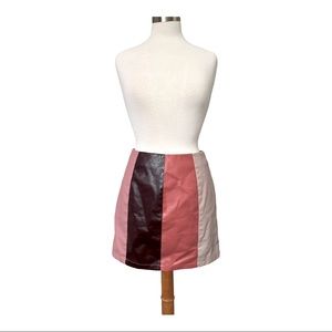 Faux Leather Skirt